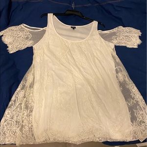 TORRID size 2X White/ivory DRESS